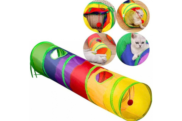 túnel para gatos